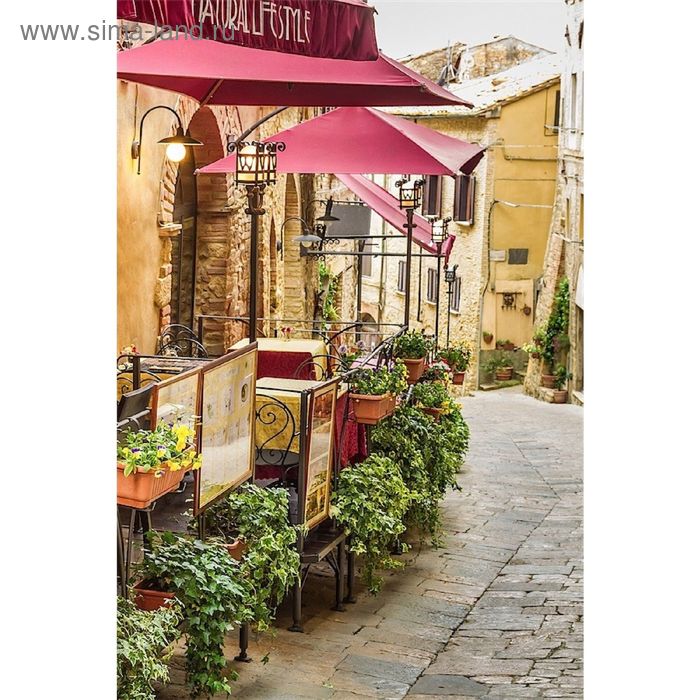 Фотообои Итальянское кафе состоит из 2 частей 18 х 27 м 5753₽