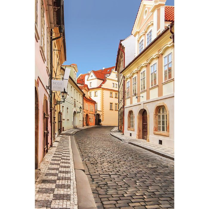 Фотообои "Улица в Миловице" (состоит из 2 частей), 1,8 х 2,7 м