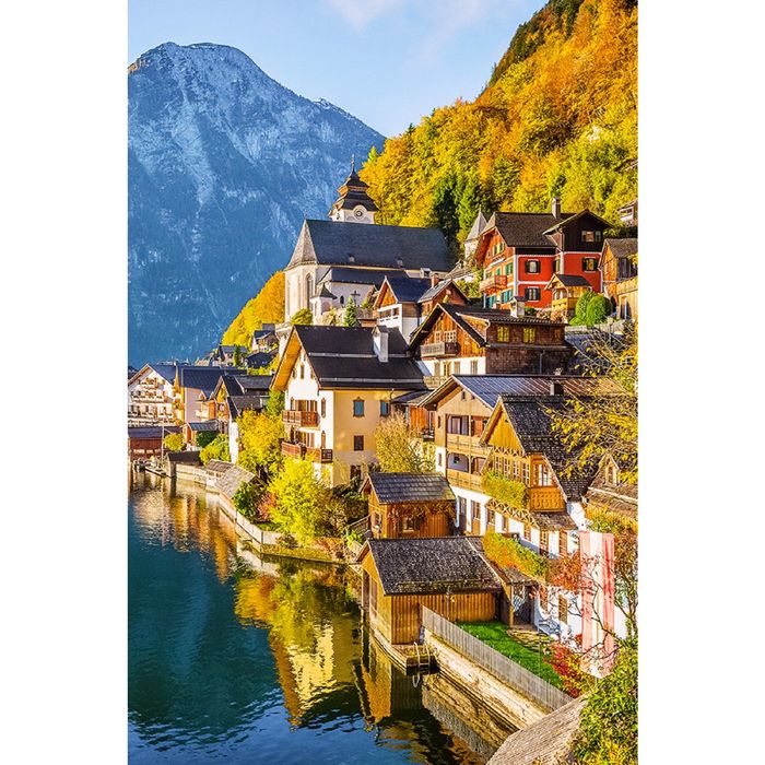 Фотообои "Осень в Альпах" (состоит из 2 частей), 1,8 х 2,7 м