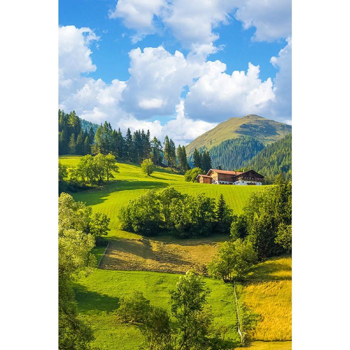 Фотообои "Австрийский пейзаж" (состоит из 2 частей), 1,8 х 2,7 м