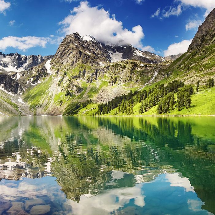 Фотообои "Баварская жемчужина" (состоит из 3 частей), 2,7 х 2,7м