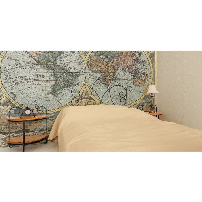 Фотообои "Древняя карта" (состоит из 3 частей), 2,7 х 2,7м