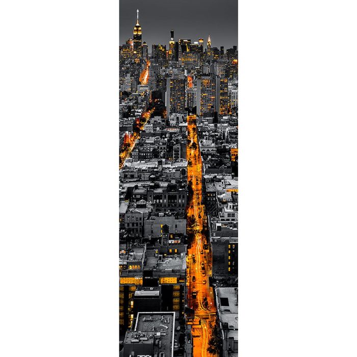 Фотообои "Огни города", 0,9 х 2,7 м