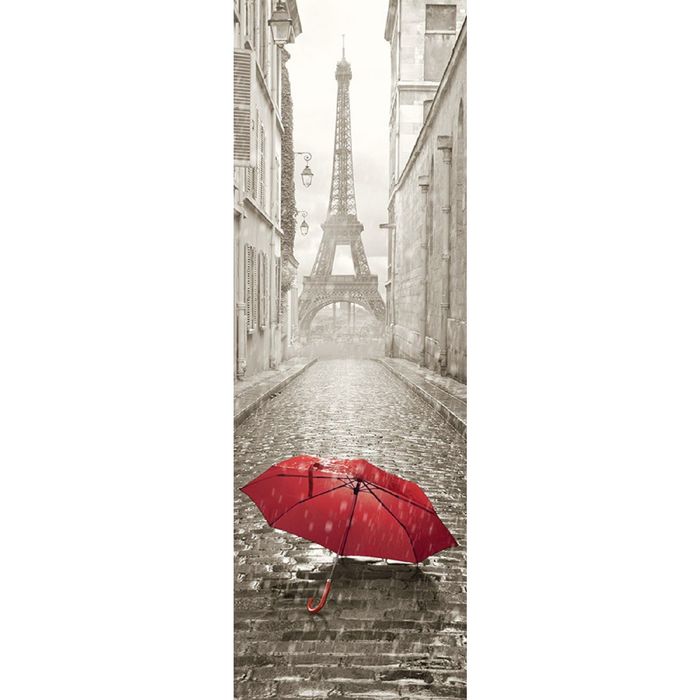 Фотообои "Красный зонтик", 0,9 х 2,7 м