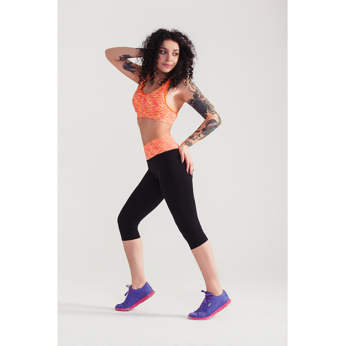 Спортивный топ ONLITOP Fitness time, размер 42-44, цвет коралловый