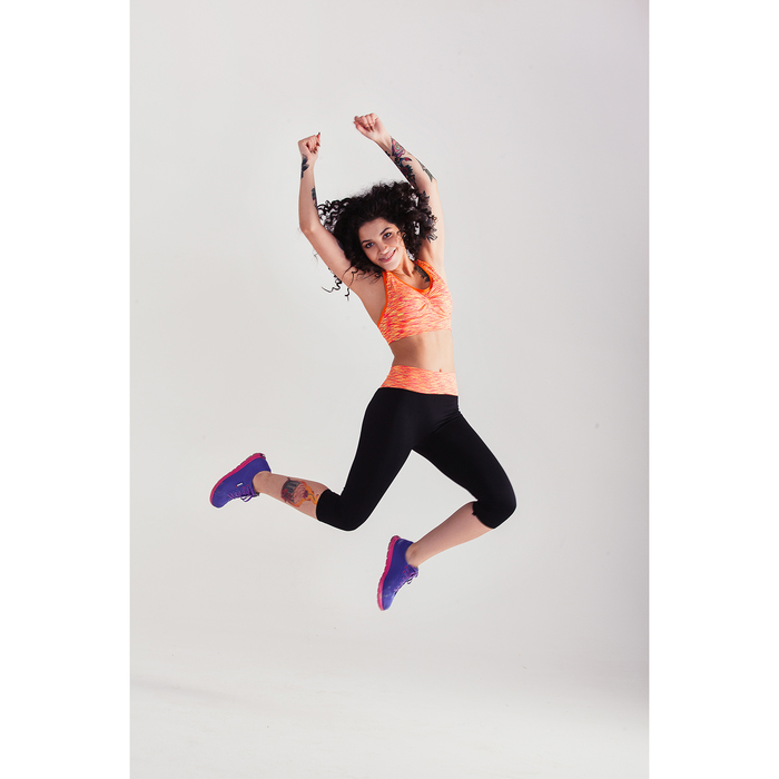 Спортивный топ ONLITOP Fitness time, размер 46-48, цвет коралловый