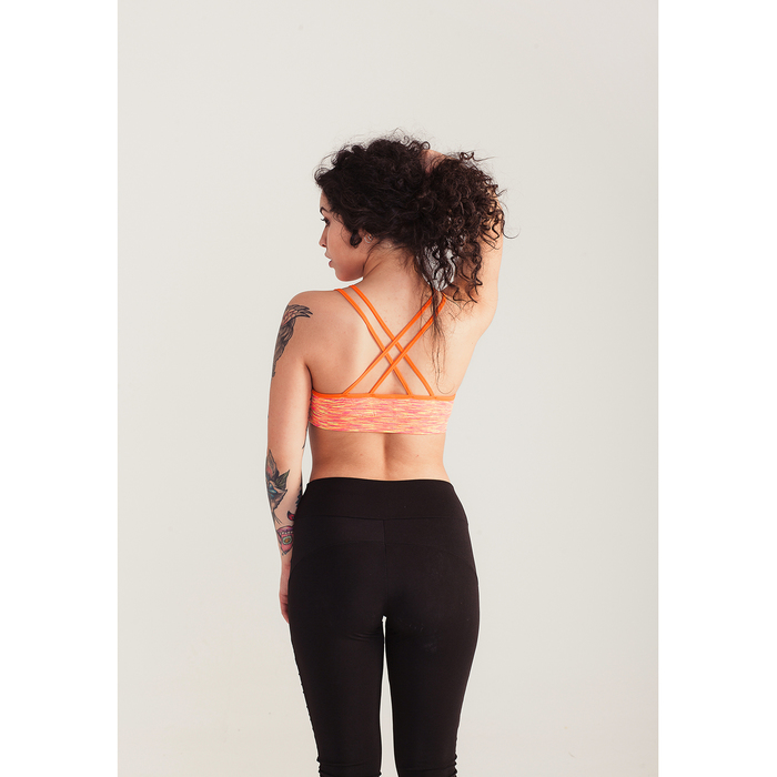 Спортивный топ ONLITOP Fitness time, размер 46-48, цвет коралловый