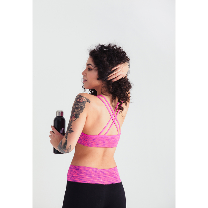 Спортивный топ ONLITOP Fitness time, размер 46-48, цвет фуксия