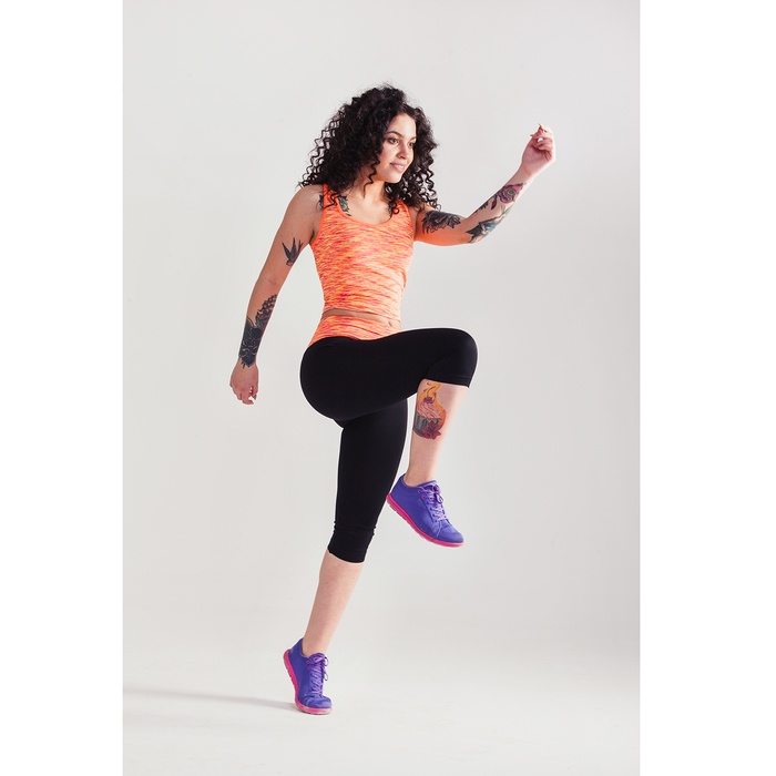 Спортивная майка ONLITOP Fitness time, размер 46-48, цвет коралловый