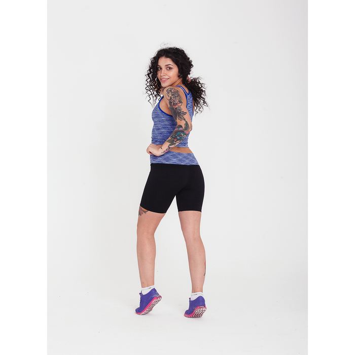 Спортивная майка ONLITOP Fitness time, размер 46-48, цвет синий