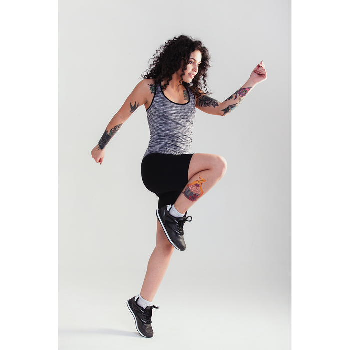 Спортивные шорты ONLITOP Fitness time, размер 46-48, цвет серый