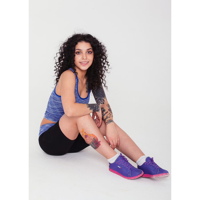 Спортивные шорты ONLITOP Fitness time, размер 46-48, цвет синий