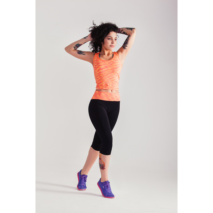 Спортивные бриджи ONLITOP Fitness time, размер 46-48, цвет коралловый