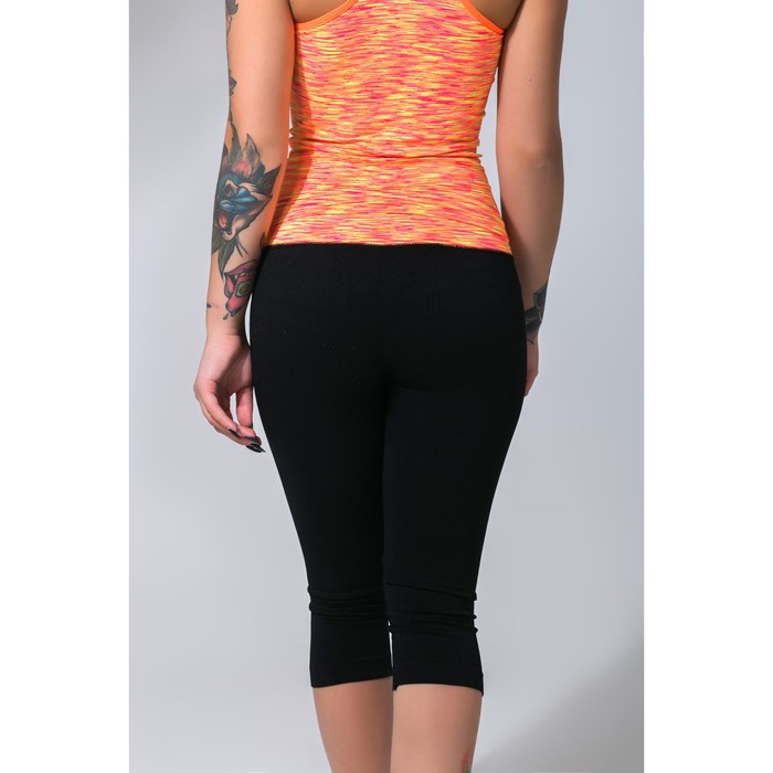 Спортивные бриджи ONLITOP Fitness time, размер 46-48, цвет коралловый