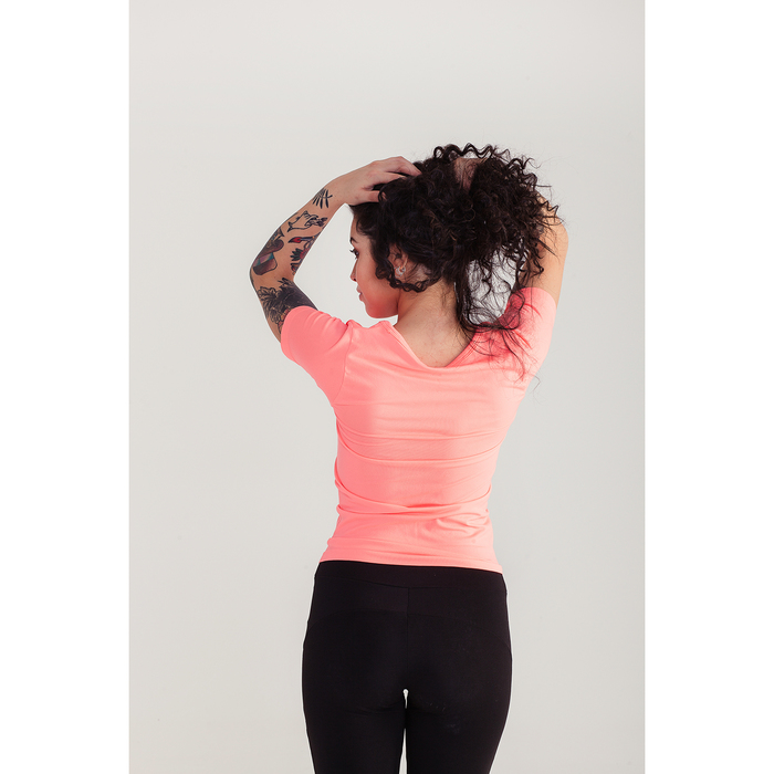 Спортивная футболка ONLITOP Balance, размер 42-44, цвет коралловый