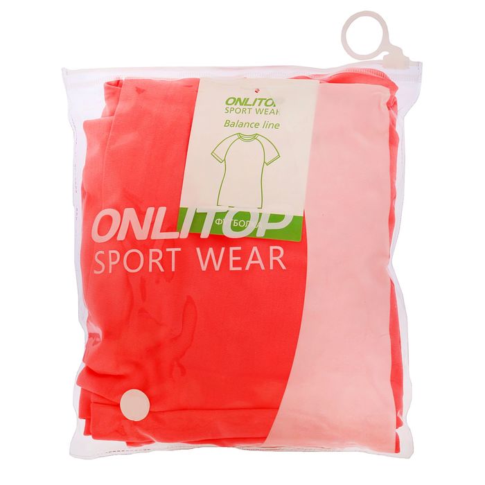 Спортивная футболка ONLITOP Balance, размер 42-44, цвет коралловый