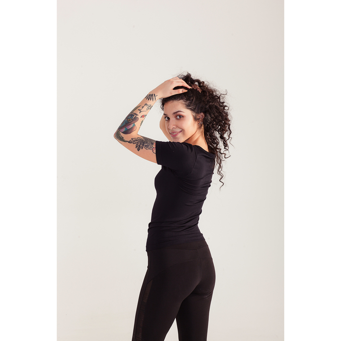 Спортивная футболка ONLITOP Balance, размер 40-42, цвет чёрный