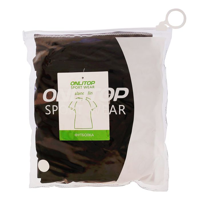 Спортивная футболка ONLITOP Balance, размер 40-42, цвет чёрный