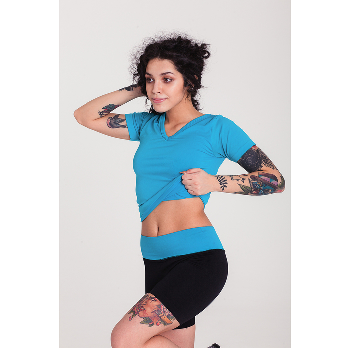 Спортивные шорты ONLITOP Balance, размер 42-44, цвет голубой