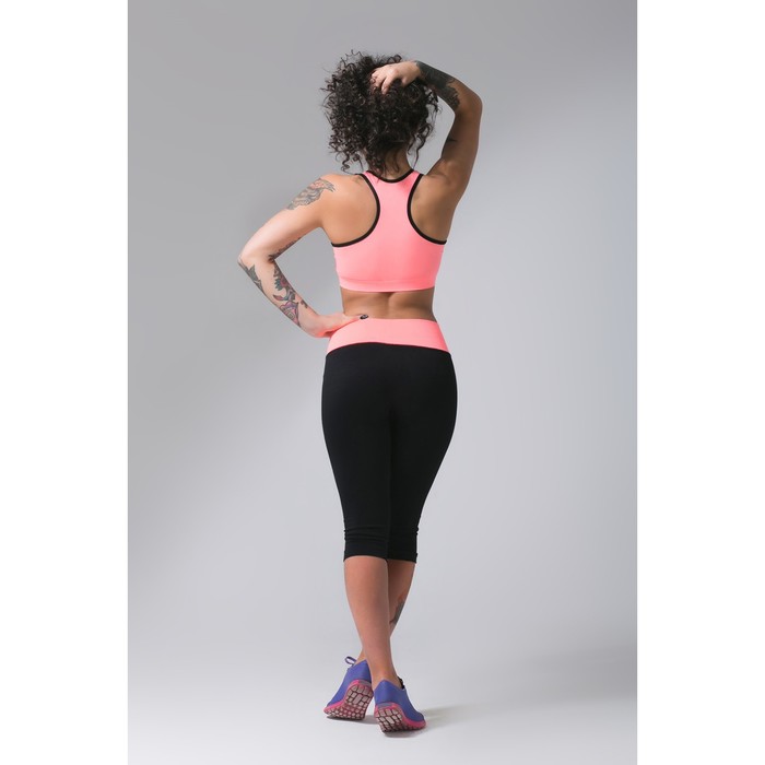 Спортивные бриджи ONLITOP Balance, размер 42-44, цвет коралловый