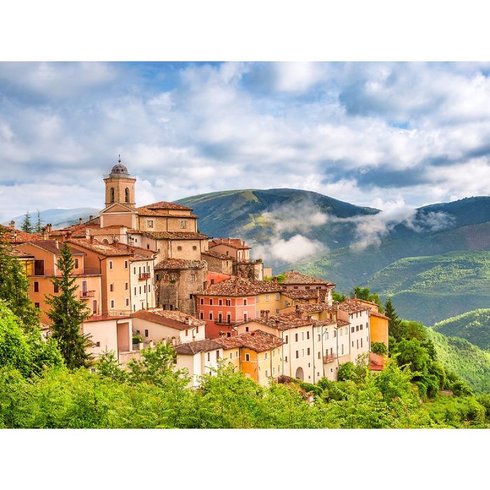 Фотообои "Горы Умбрии" (состоит из 4 частей), 3,6х2,7 м