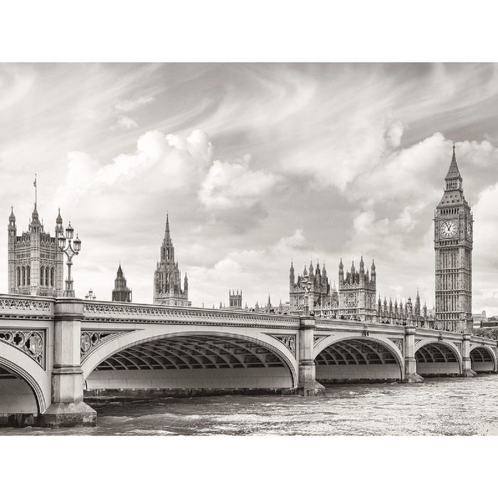 Фотообои "Биг Бен" (состоит из 4 частей), 3,6х2,7 м