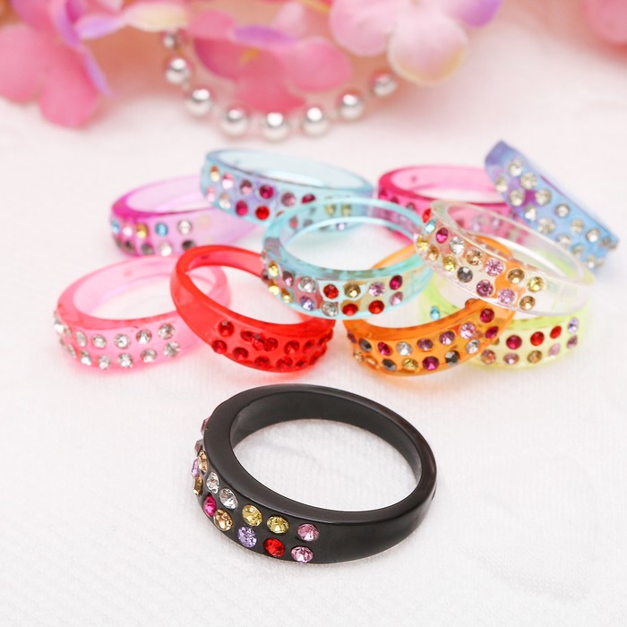 Кольцо детское "Выбражулька" дискотека, размер МИКС, цвет МИКС