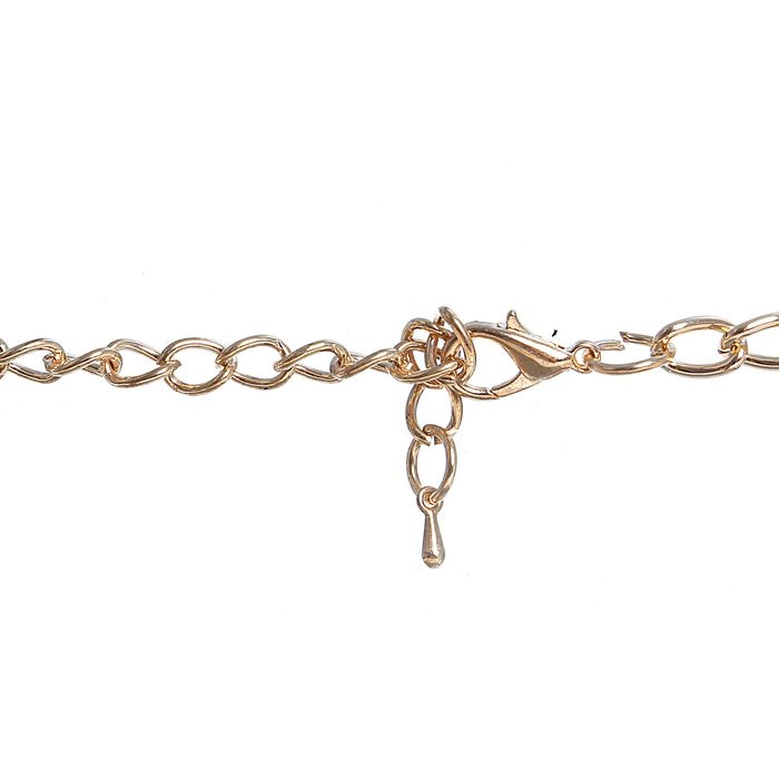 Колье "Цветочное настроение" георгины малые, цветное