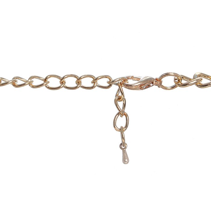 Колье "Цветочное настроение" георгины пышные, цвет кофейный