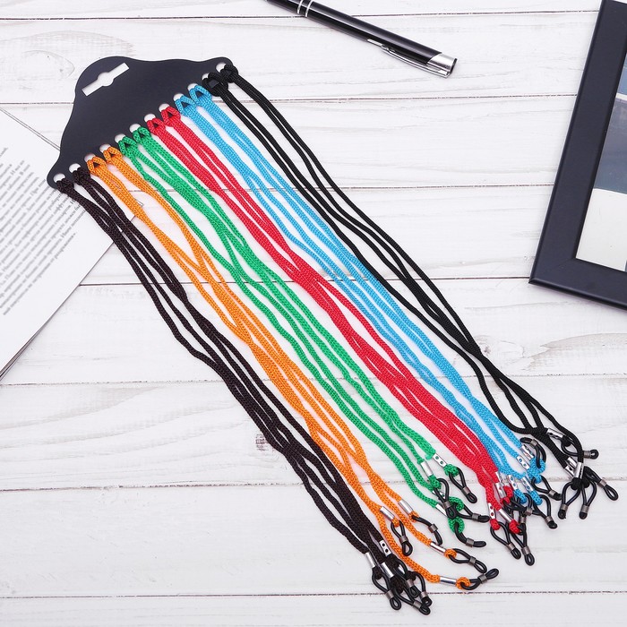 Шнурок для очков текстильный, цвет МИКС