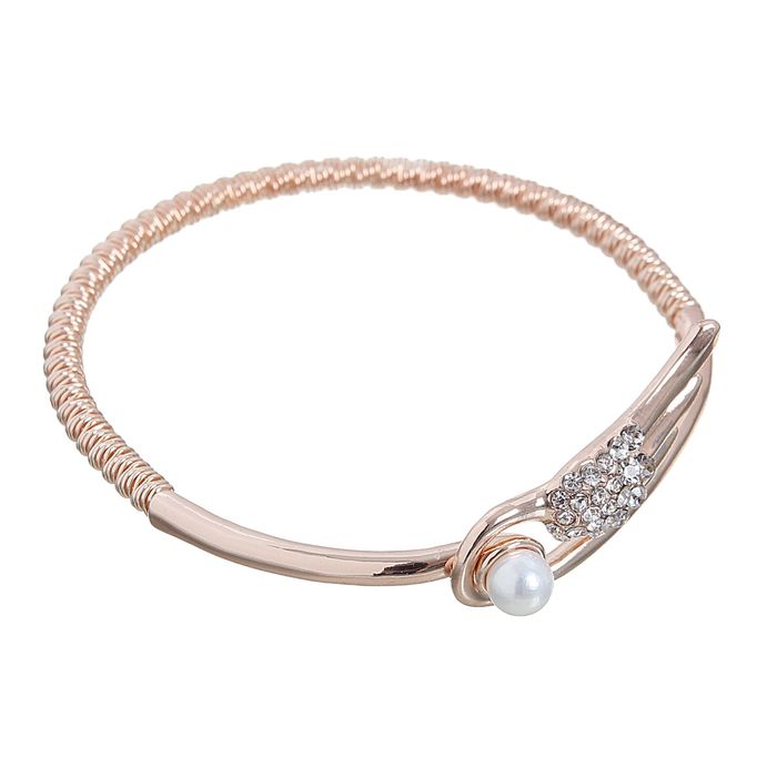 Браслет со стразами "Лёгкий стиль" крыло ангела, цвет МИКС