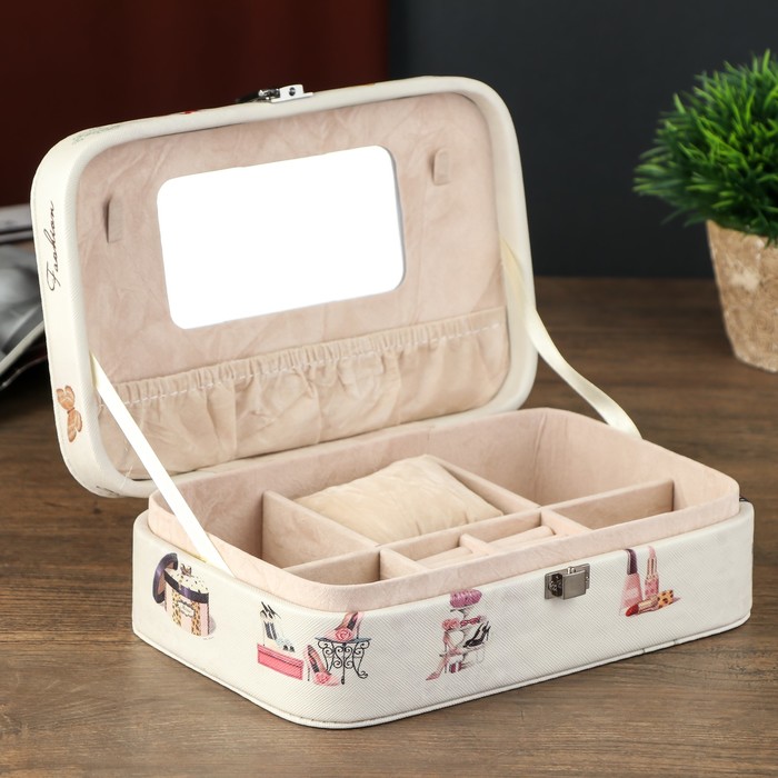 Шкатулка для украшений "Бабочка сиреневая"