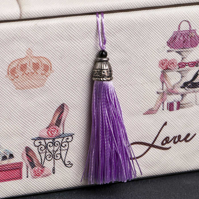 Шкатулка для украшений "Бабочка с кисточкой"