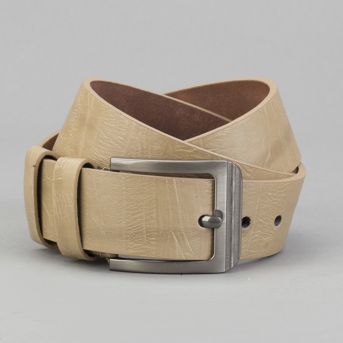 Ремень мужской, винт, пряжка - металл, ширина - 4, 2см, хаки