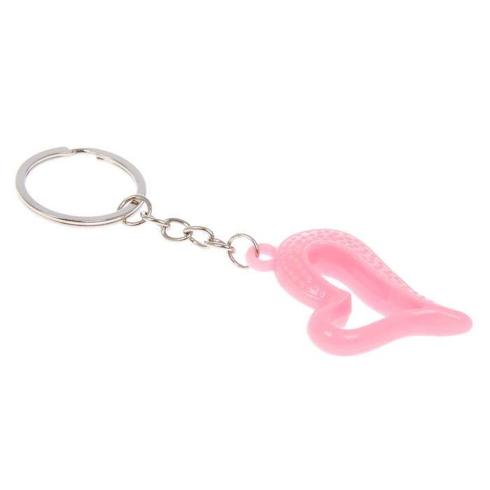 Брелок "Изогнутое сердце", МИКС