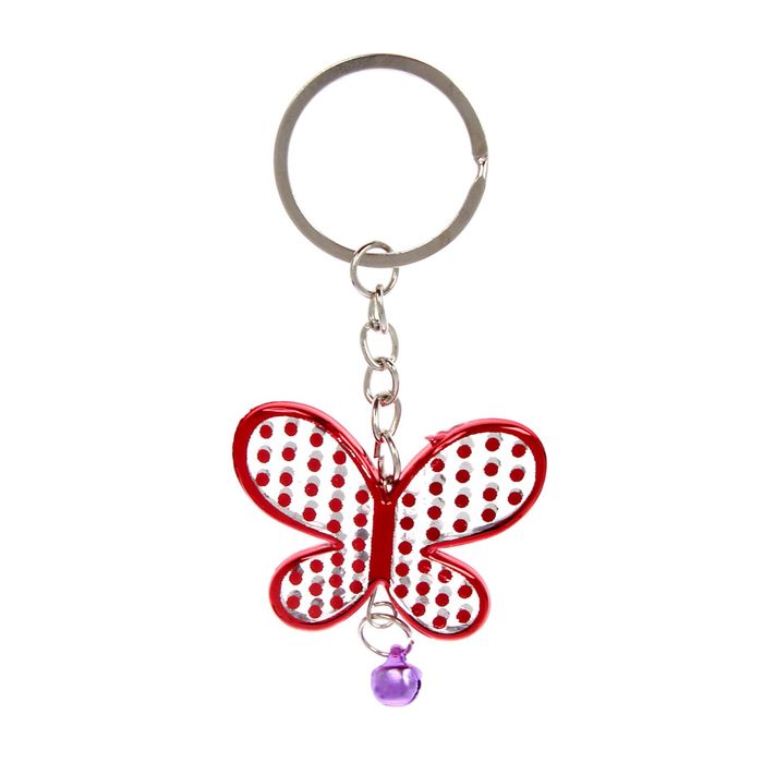 Брелок "Бабочка в горошек", МИКС