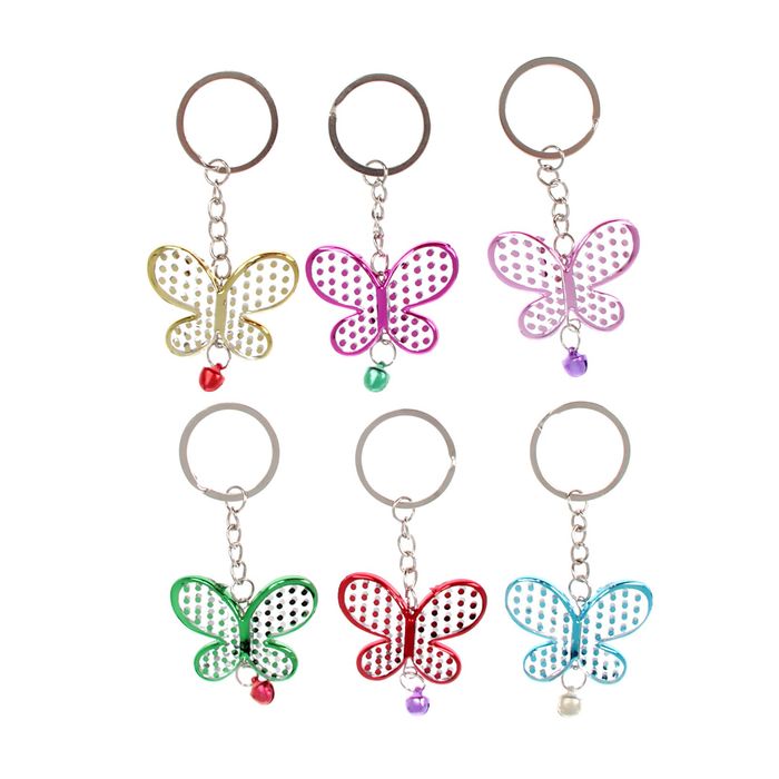 Брелок "Бабочка в горошек", МИКС