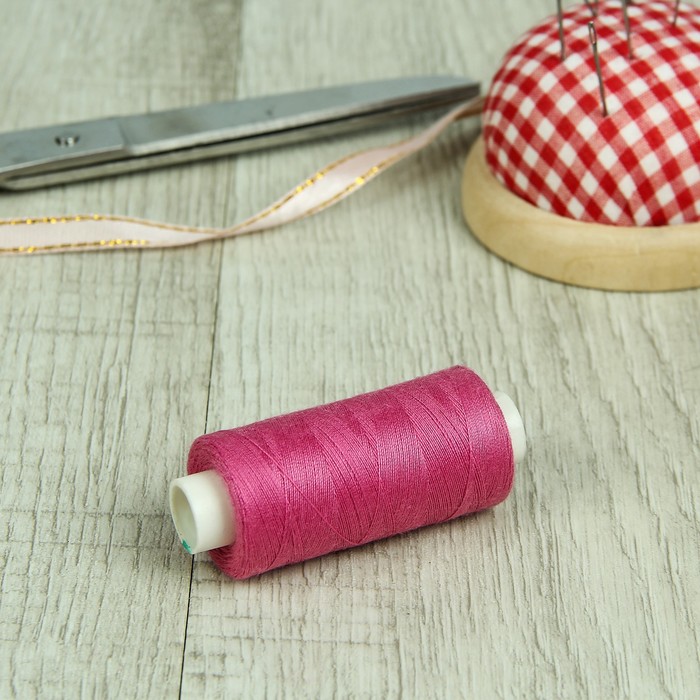 Нитки 40/2, 365м, №449, цвет розовый