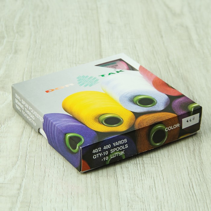 Нитки 40/2, 365м, №449, цвет розовый