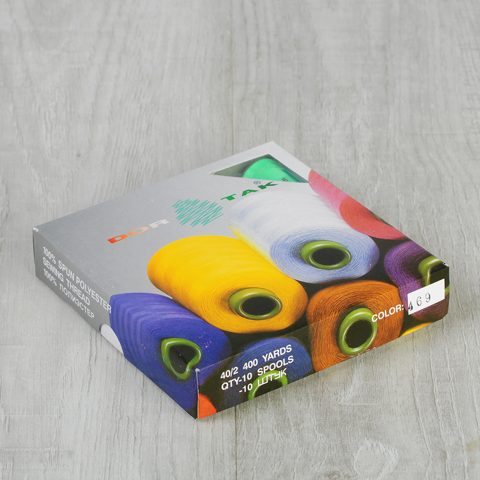 Нитки 40/2, 365м, №469, цвет зелёный