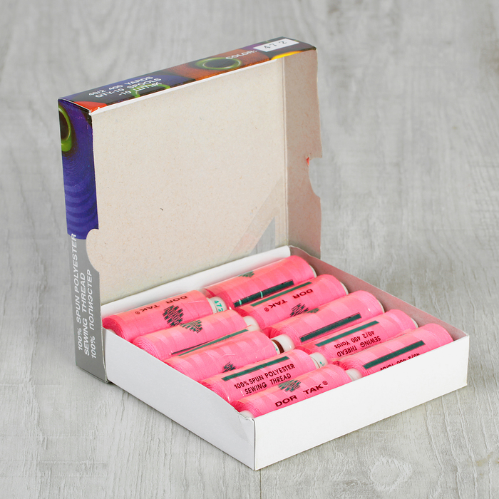 Нитки 40/2, 365м, №472, цвет розовый