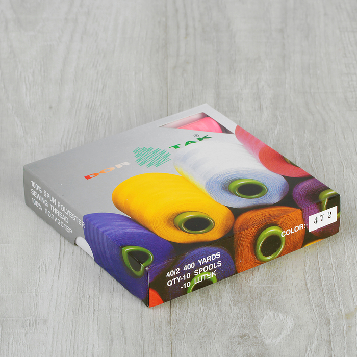 Нитки 40/2, 365м, №472, цвет розовый