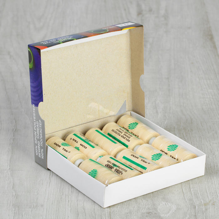 Нитки 40/2, 365м, №546, цвет кремовый