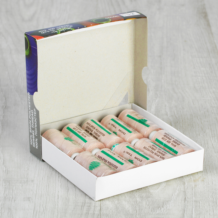 Нитки 40/2, 365м, №652, цвет темно-розовый