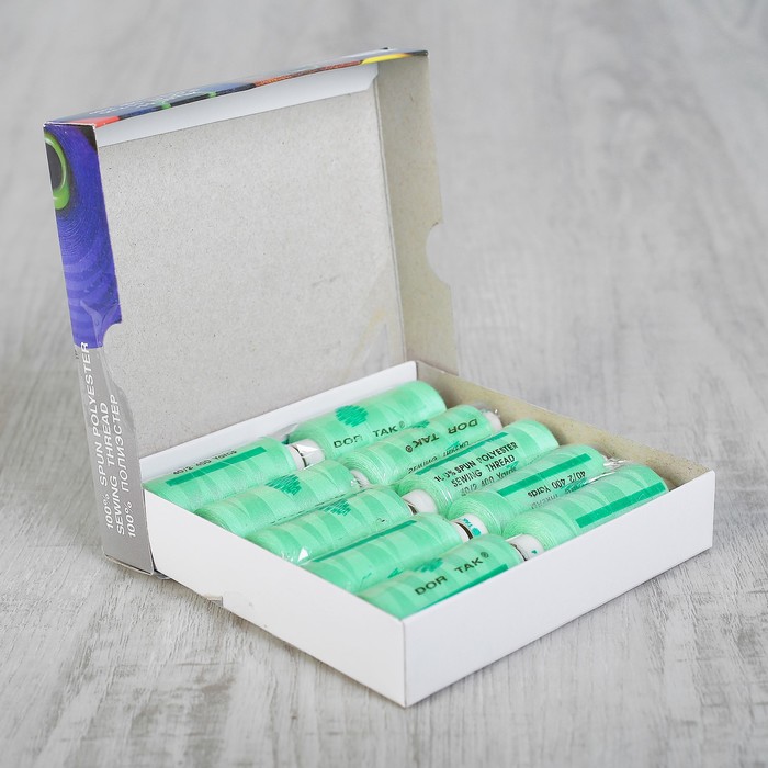 Нитки 40/2, 365м, №712, цвет зелёный