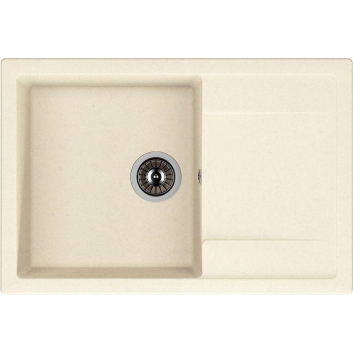 Мойка кухонная из камня Dr.Gans "Техно-760 T760", 760х510 мм, цвет белый