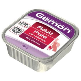 

Влажный корм Gemon Dog для собак, паштет из говядины, ламистер, 300 г