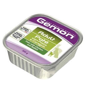 

Влажный корм Gemon Dog для собак, паштет из курицы с кроликом, ламистер, 300 г