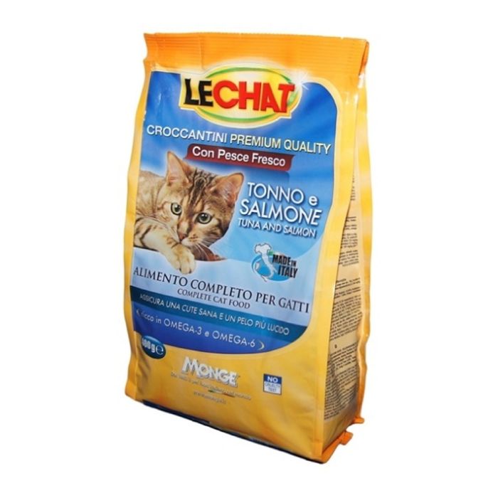 Сухой корм Lechat Cat для кошек, с тунцом и лососем, 400 г
