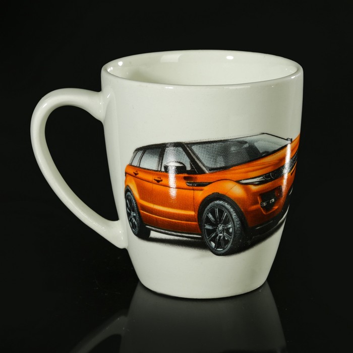 Кружка 260 мл "Гонки", рисунок МИКС